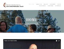 Tablet Screenshot of kentmethodist.com
